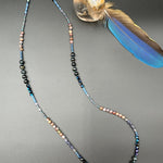 Blue Tigereye & Iolite Necklace – 36”Debra PyeattNECKLACES