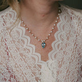 Blue Topaz Pear Shaped Pendant NecklaceBeth ZinkNECKLACES