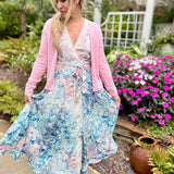 Blush Cashmere V - Neck CardiganSTUDIO CASHMERE8cardigan
