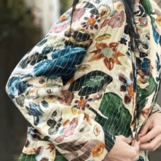 Botanical Patch Cupro JacketSpa Essentialsjacket