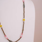 Bronze Beaded Long NecklaceMelody Vintage JewelryNecklace