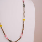 Bronze Beaded Long NecklaceMelody Vintage JewelryNecklace