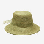 Cassis Raffia Bucket Hat in GreenW Y E T HBucket Hat