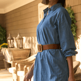 Chambray Shirt DressAnd For GoodDresses