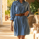 Chambray Shirt DressAnd For GoodDresses