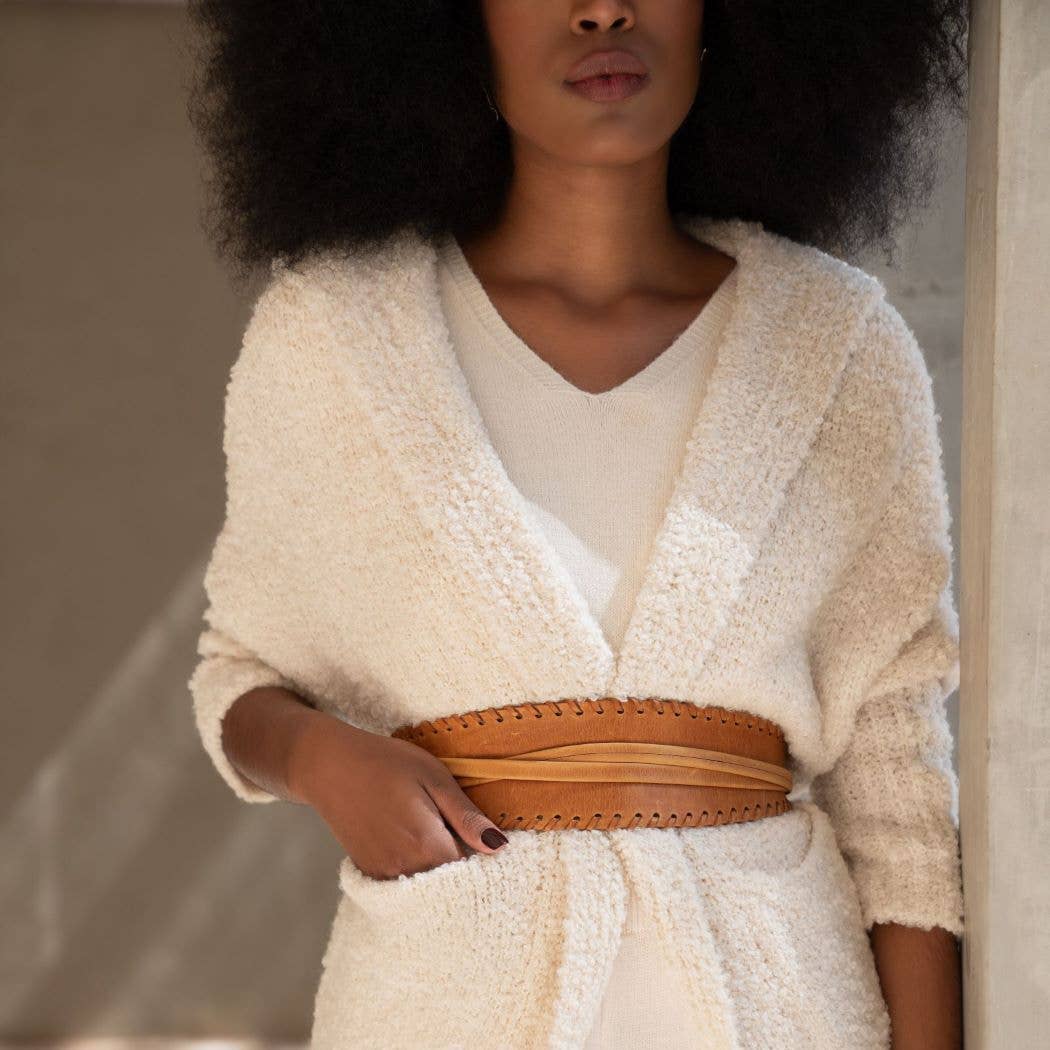 Chloe Wrap Belt - Cognac - OSADA Collection Beltsbelts