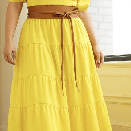 Chloe Wrap Belt - Cognac - OSADA Collection Beltsbelts