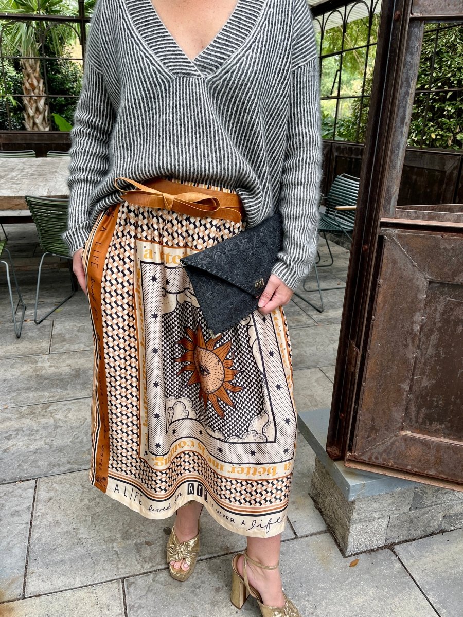 Cloud - Soft Charcoal Striped Pull OverCT PlageSWEATER