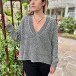 Cloud - Soft Charcoal Striped Pull OverCT PlageSWEATER