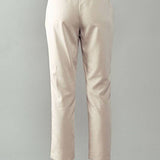 Cropped Straight Leg Side Pocket Trousers: OatmealUrban DaizyBOTTOM
