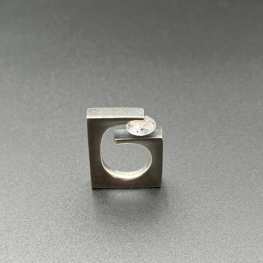 Cubic Zirconia in SilverBORARINGS