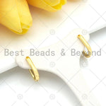 Dainty Gold Rectangle Huggie EarringBestBeads&BeyondEARRINGS