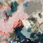 “Dancing Mist” Peggy Vineyard Art in CashmereZiabirdSCARVES