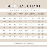 Daya | Studded Leather Belt Women - Embellished Belt: CognacAmsterdam Heritage Leather Belts, Bags, Jackets & Apparelbelt