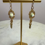 Debra Pyatt - Gold Beaded EarringsDebra PyeattEARRINGS