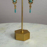Debra Pyatt - Gold Beaded EarringsDebra PyeattEARRINGS