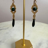 Debra Pyatt - Gold Beaded EarringsDebra PyeattEARRINGS