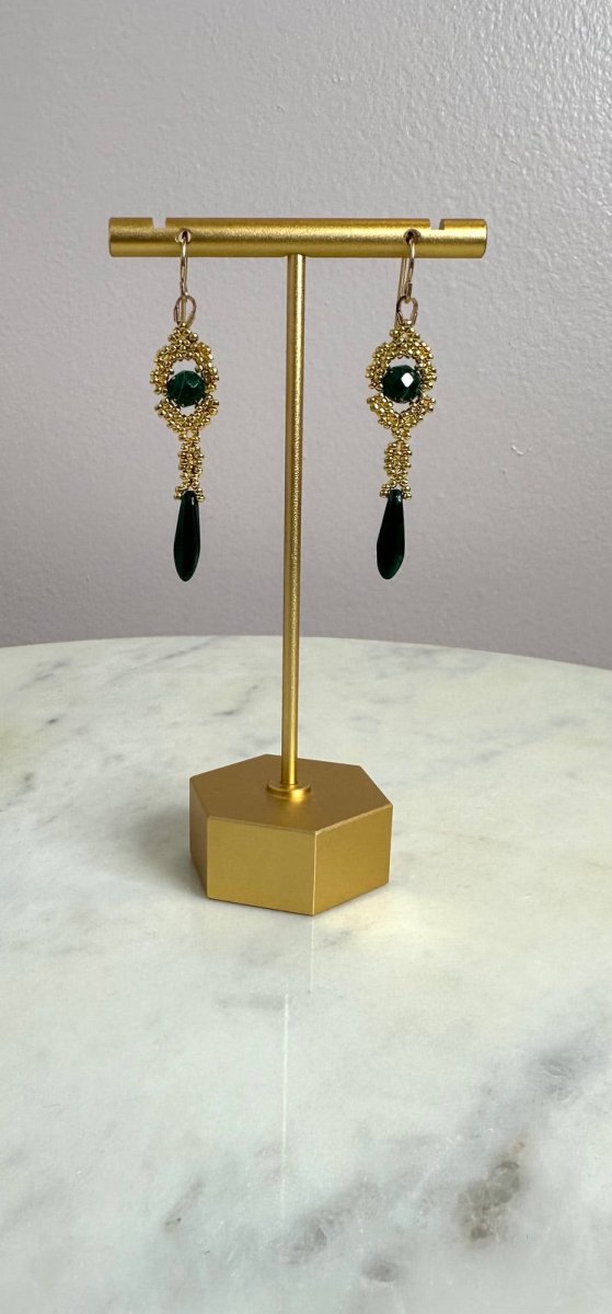 Debra Pyatt - Gold Beaded EarringsDebra PyeattEARRINGS