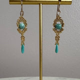Debra Pyatt - Gold Beaded EarringsDebra PyeattEARRINGS