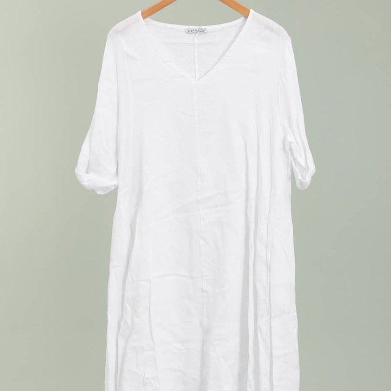 Dress 100% linen: Whitela maison des fibres naturellesDRESS