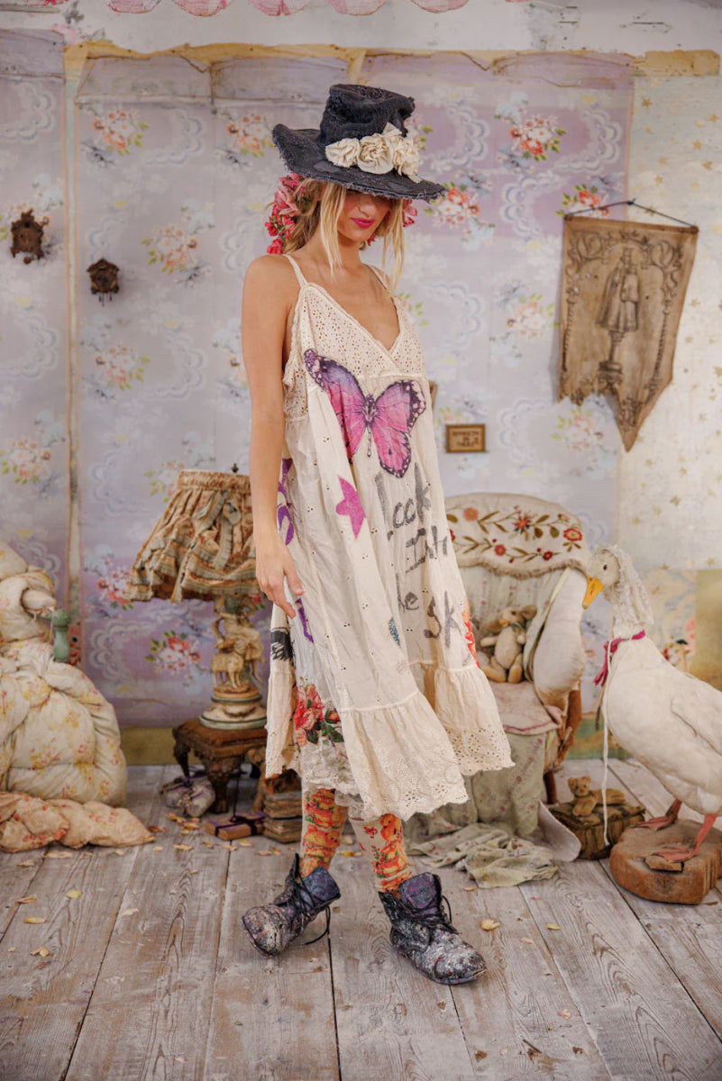 Dress 1218 - Eyelet Avril Tank Dress - MoonlightMagnolia PearlDRESS