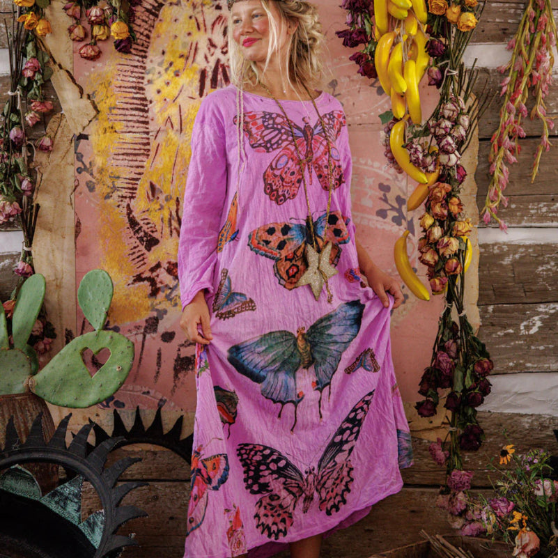 Dress 1391 - PDP Viggo T Dress - AlliumMagnolia PearlDRESS