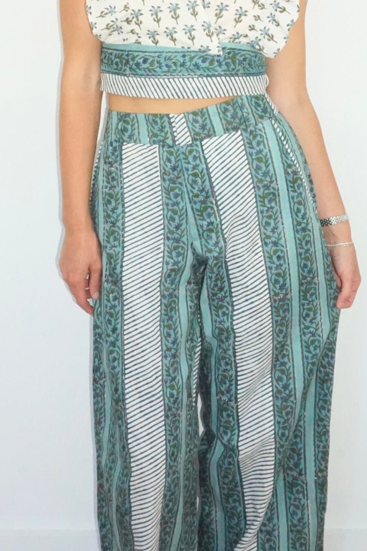 Edison Pant in Mystic Blue Stripenibimtk.comPANTS