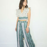 Edison Pant in Mystic Blue Stripenibimtk.comPANTS