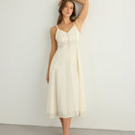 Eva Maxi Dress - NaturalThe HandloomDress