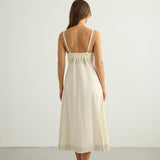 Eva Maxi Dress - NaturalThe HandloomDress