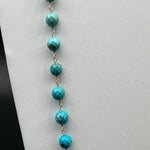 Faceted Turquoise Long StrandBeth ZinkNECKLACES