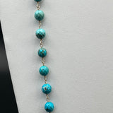 Faceted Turquoise Long StrandBeth ZinkNECKLACES