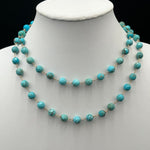 Faceted Turquoise Long StrandBeth ZinkNECKLACES