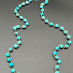Faceted Turquoise Long StrandBeth ZinkNECKLACES