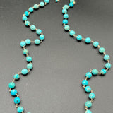 Faceted Turquoise Long StrandBeth ZinkNECKLACES