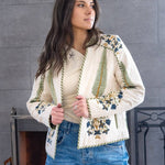 Fallon Quilted Reversible Jacket in Navy Victoriannibimtk.comTOPS