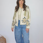 Fallon Quilted Reversible Jacket in Navy Victoriannibimtk.comTOPS