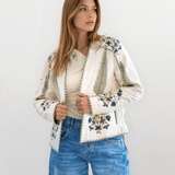 Fallon Quilted Reversible Jacket in Navy Victoriannibimtk.comTOPS