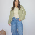 Fallon Quilted Reversible Jacket in Navy Victoriannibimtk.comTOPS