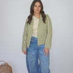 Fallon Quilted Reversible Jacket in Navy Victoriannibimtk.comTOPS