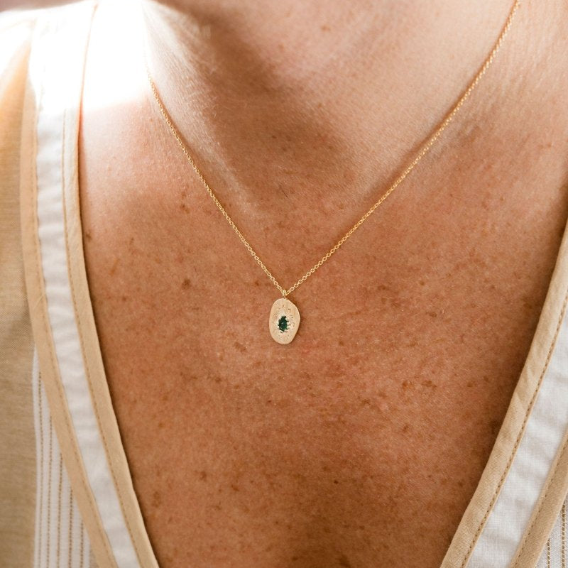 Felix Short Necklace EmeraldLouise HendricksNECKLACES