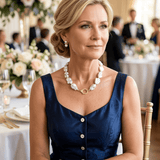 Fireball Baroque Pearl Necklace with Diamond Pavé ClaspBeth ZinkNECKLACES