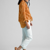 Good Boyfriend Shirt - Floral Escape Marigold Overdye