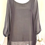Flowy Silk Top with Lining: One Size - multiple colorsDance in ParisTOPS