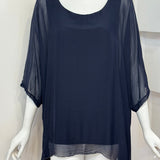 Flowy Silk Top with Lining – One Size - multiple colorsDance in ParisTOPS