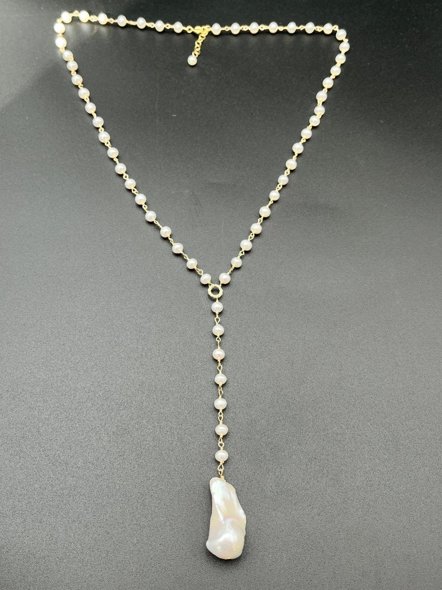 Freshwater Pearl Y NecklaceBeth ZinkNECKLACES