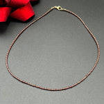 Garnet Cubes ChokerZiabirdNECKLACES