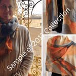 “Genesis” Peggy Vineyard Art in CashmereZiabirdSCARVES
