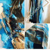 “Genesis” Peggy Vineyard Art in CashmereZiabirdSCARVES
