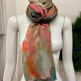 “Genesis” Peggy Vineyard Art in CashmereZiabirdSCARVES